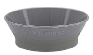 Twistshake Miska 6+m pastelovo sivá